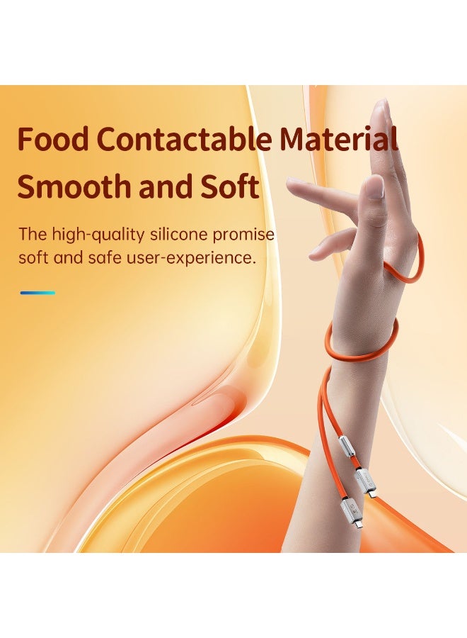 Orico 240W full-function Type-C data cable, dual-head mobile phone charging cable, 8K high-definition screen projection, 40Gbps transmission for lPhone 15/15 Pro/15 Plus/15 Pro Max, MacBook Pro, Samsung Galaxy S22/S10, Pixel, LG - Image 4