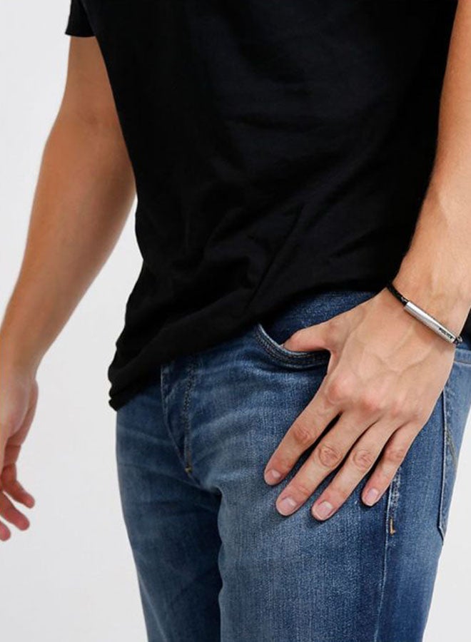 POLICE Leather Fashion Bracelet - Image 2