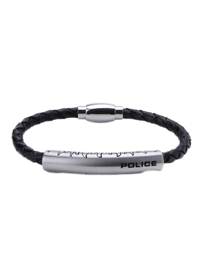POLICE Leather Fashion Bracelet - Image 1