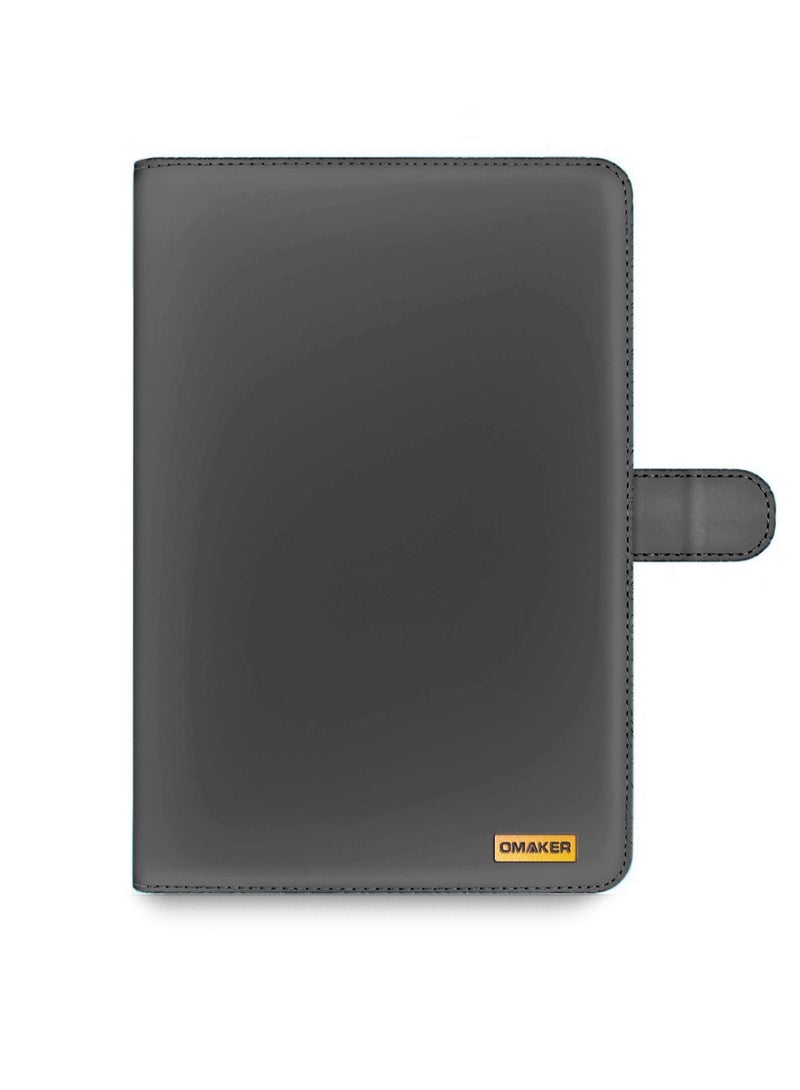 OMAKER Premium Quality Leather Smart Flip Case Full Protective Cover With Magnetic Stand For Xiaomi Pad 6 / Pad 6 Pro 11 Inch 2023  – Black - Image 2