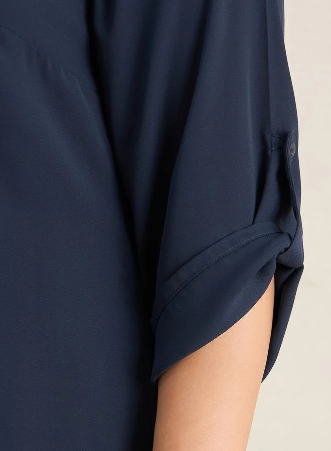 Femmella Femmella Plus Sie Double Layer Longline Tunic