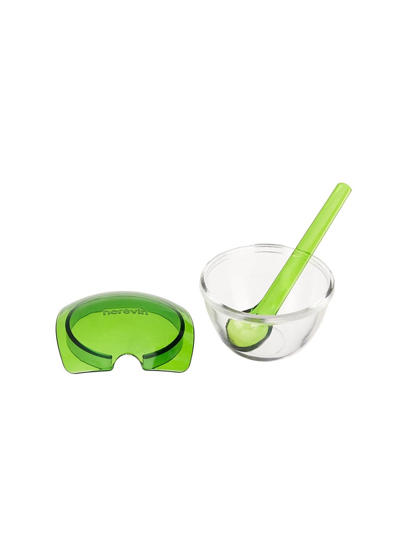 HEREVIN Herevin Imperia Snacks Serving Set with Spoon and Cover, 3-Pieces, Color May Vary  - Image 1