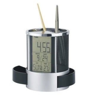 LCD Screen Alarm Clock Desktop Calendar with Pen Holder Clock Penholder Table Clock with Pen Stand Desk Organizer with 2 Compartment - pzsku/ZEBE1B6B58AC97D115CCDZ/45/1746637663/eecdd49b-191a-4605-b5f2-8fa6658bc070