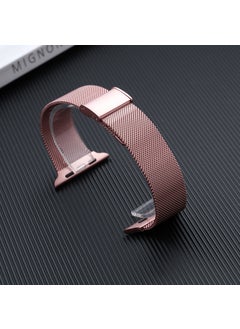 Stainless Steel Magnetic Clasp Bracelet for iWatch Milanese Band Pink