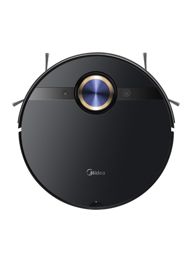 Midea Pro Robot Vacuum cleaner,Strong Suction with BLDC motor, 150 Min Run Time, Wet Mopping, App & Voice control with Msmartlife, 450ml dust-180ml water tank, Carpet sensor, LDS Navigation 240 W M7PRO Black - Image 1