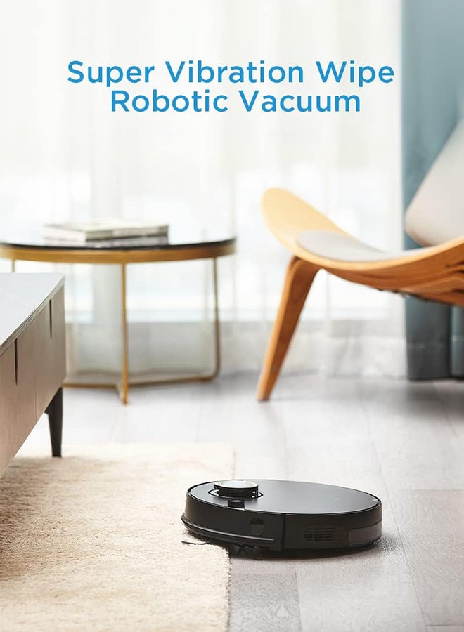 Midea Pro Robot Vacuum cleaner,Strong Suction with BLDC motor, 150 Min Run Time, Wet Mopping, App & Voice control with Msmartlife, 450ml dust-180ml water tank, Carpet sensor, LDS Navigation 240 W M7PRO Black - Image 2