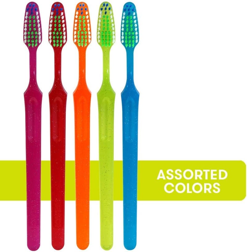 REACH Crystal Clean Toothbrush, Soft Bristles, 1 Count, Pack Of 6 - Image 3
