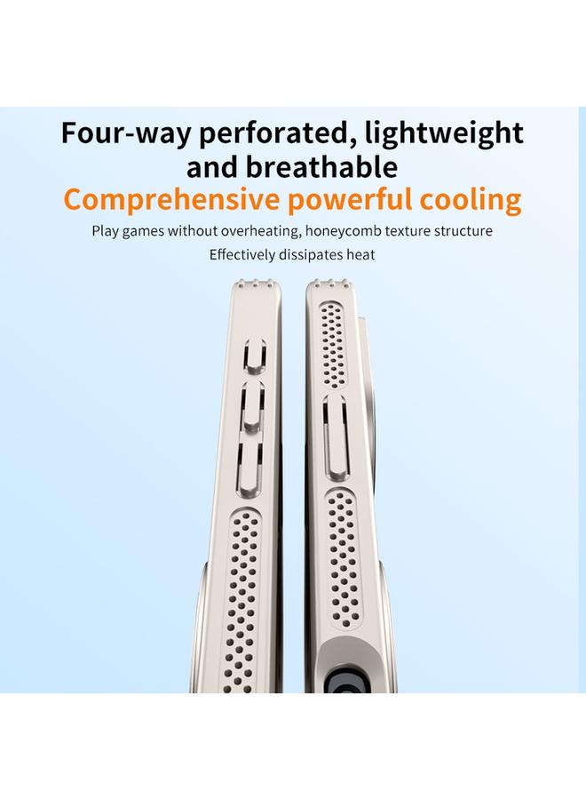 S-TOP Case For iPhone 12 Cooling MagSafe Holder Phone Case with Lens Film - Image 5