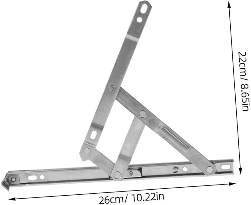 Tehaux No Drill Window Security Bar Casement Stop Hardware Easy Installation - Image 3