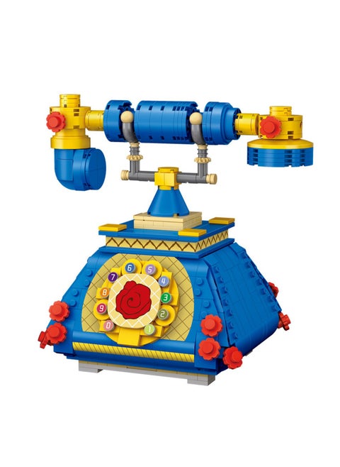 633pcs Telephone Model Set Building Blocks Creative Diy Simulation Collection Building Assembly Children'S Toy Home Decoration