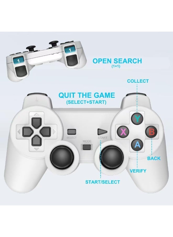 ELTRAZONE 🎮 X10 Plus Retro Game Console with 4K Portable HD Projector – Plug  Play TV Video Game Stick with 10000+ Classic Built-In Games, Dual 2.4G Wireless Controllers, HDMI Output  WiFi – All-in-One Entertainment System for Home, Travel, and Parties - Image 5