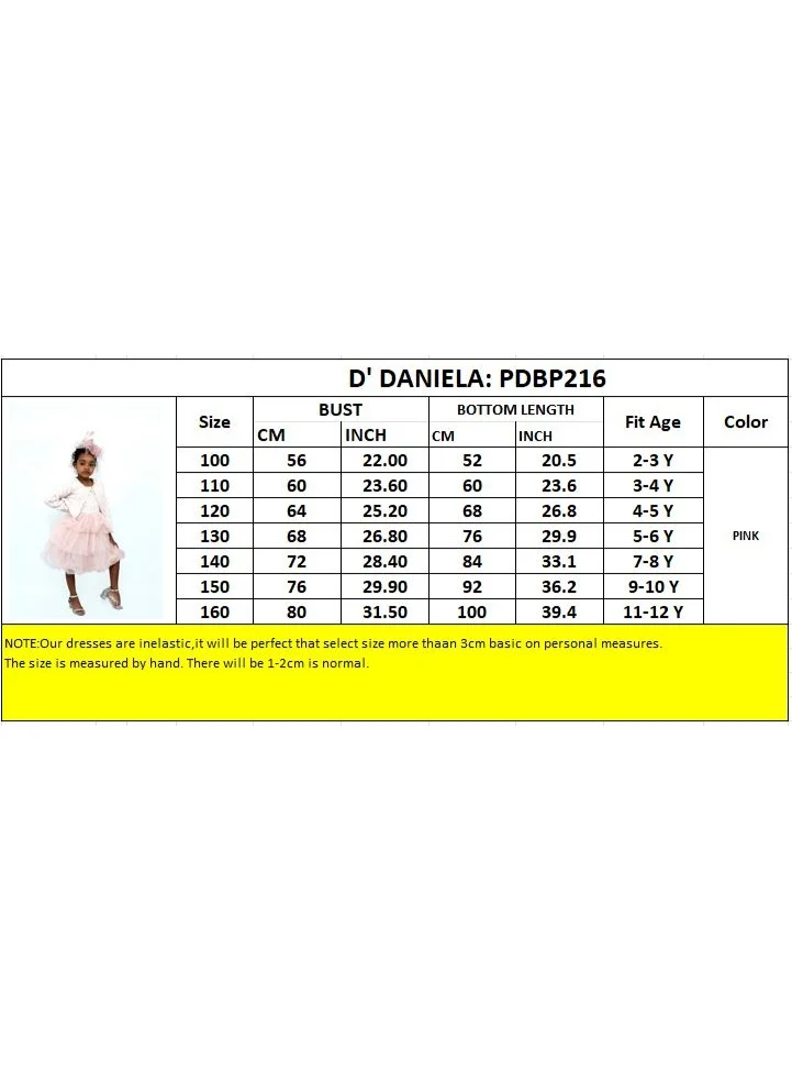 D'Daniela Tiered Tulle Dress