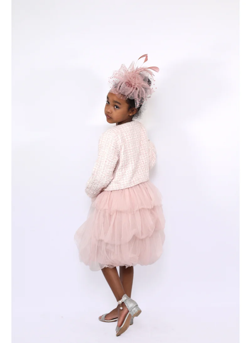D'Daniela Tiered Tulle Dress
