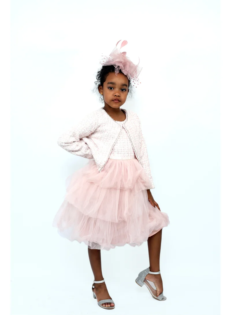 D'Daniela Tiered Tulle Dress