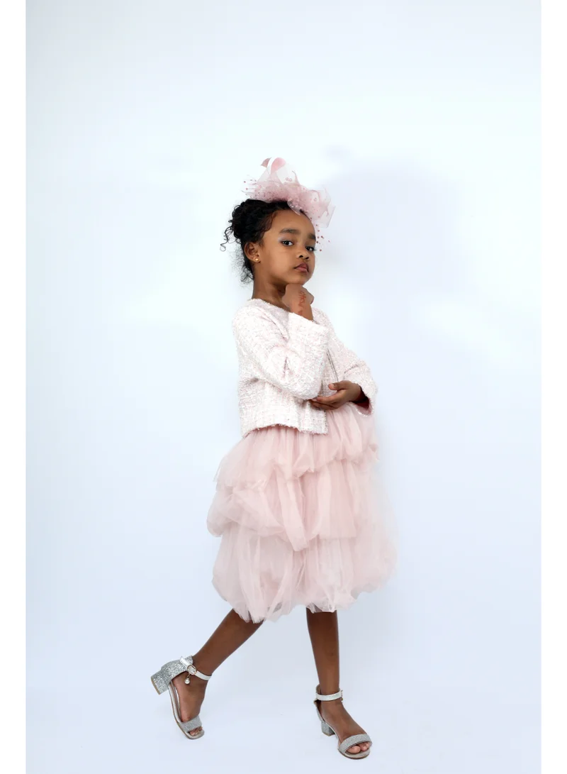 D'Daniela Tiered Tulle Dress