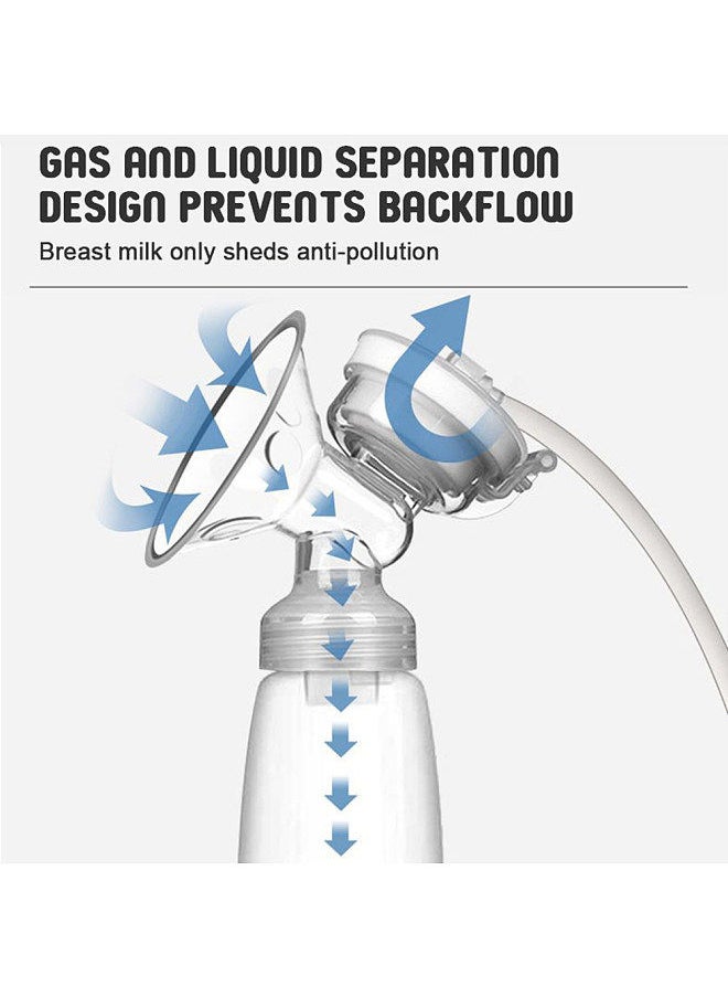 Generic - Double Electric  Pump Hands Free  Pump for feeding 3 Modes & 9 Adjustable Levels Low Noise Anti-Backflow LED Screen Built-in Battery with 2pcs 150ml Milk Bottles - Image 1