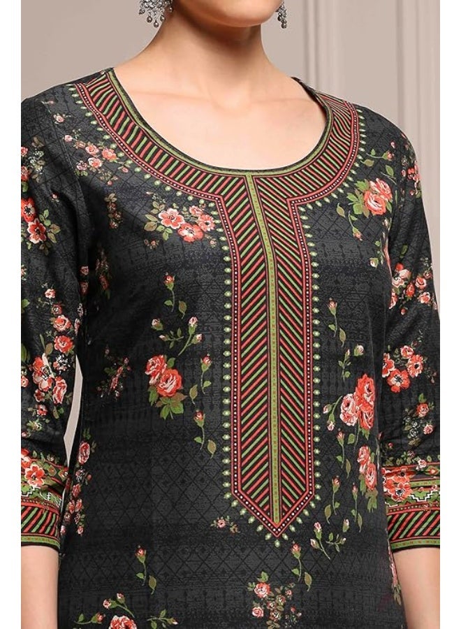 بيبا طقم كورتا قطني مطبوع للنساء من بيبا، مقاس 3XL - Image 3