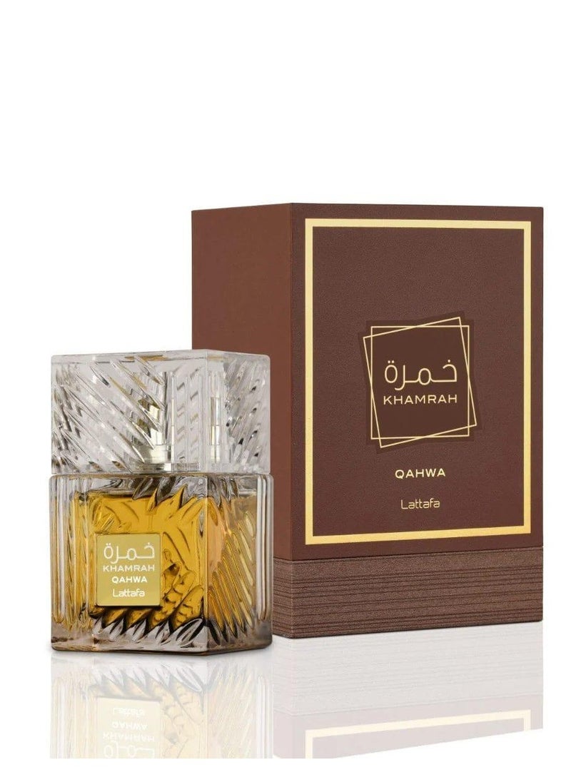 Lattafa Khamrah Qahwa EDP 100 ml  - Image 1