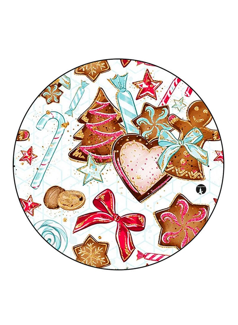 RKN Cookies Printed Mouse Pad  Multicolour