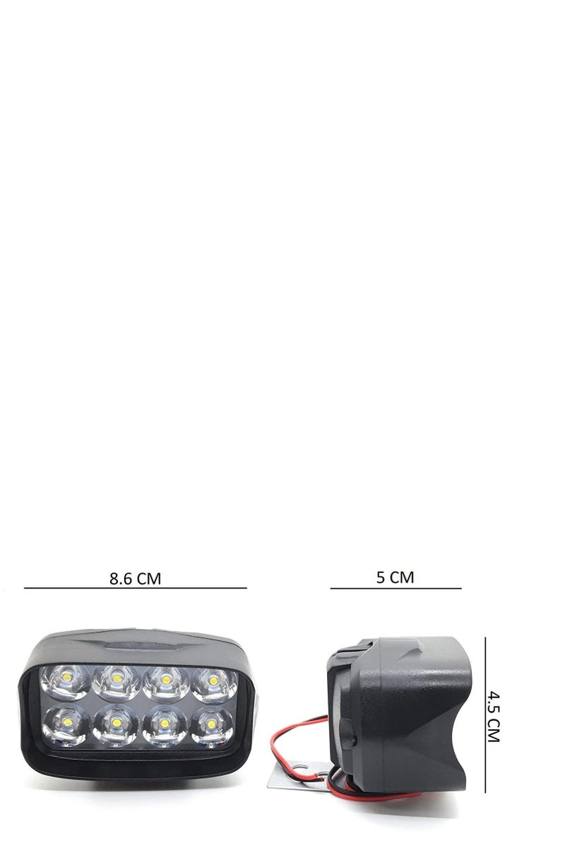 Flashlight White 12V Car Motorcycle 8cm 1200 Watt - Image 3