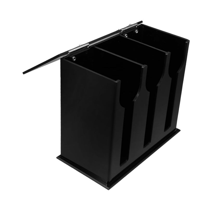Acrylic Spoon And Fork Organizer Non Slip Cutlery Dispenser Compact Kitchen Utensil Holder - Image 2