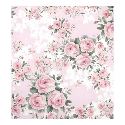 BOENLE Floral Pink Roses Bouquets Dishwasher Magnet Cover Sticker Magnetic Refrigerator Panel Front Door Fridge Microwave Decal Decorative Vinyl - Image 2