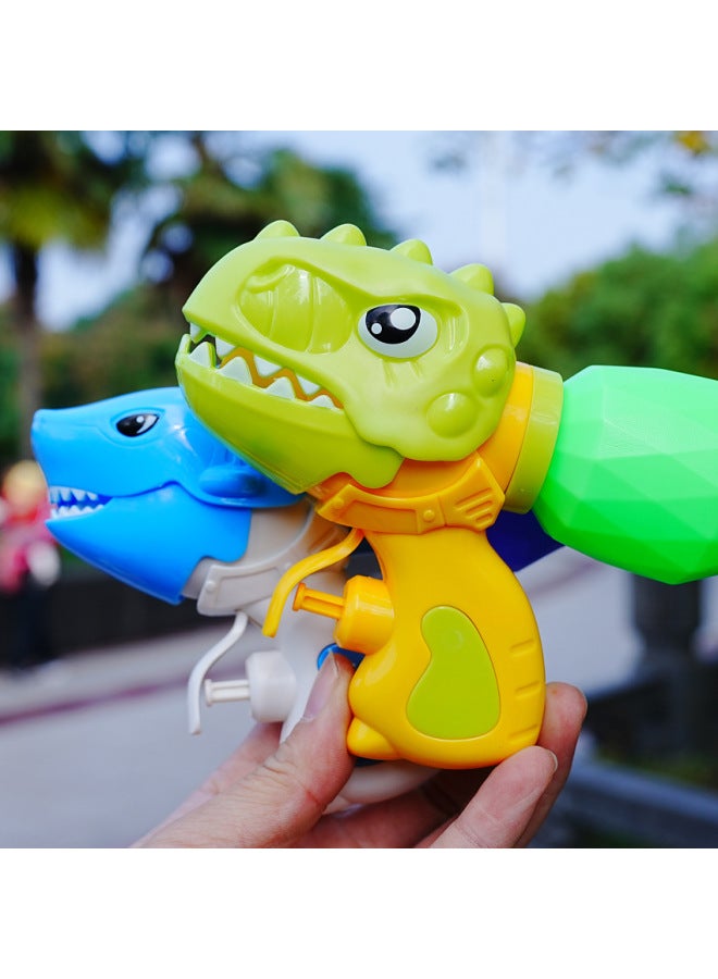 general Shark Dinosaur Bite Finger Water Gun Water Spray Toy Cartoon Animals Can Open Mouth Water Gun Water Stall Wholesale-Color:Green Dinosaur Model - Image 2