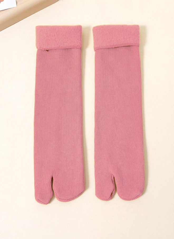 FIMS Women Pack Of 2 Striped Calf Length Thumb Socks - Image 3