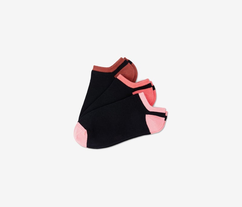 Tchibo Women Sneakers 3 Pairs Socks, Black - Image 1