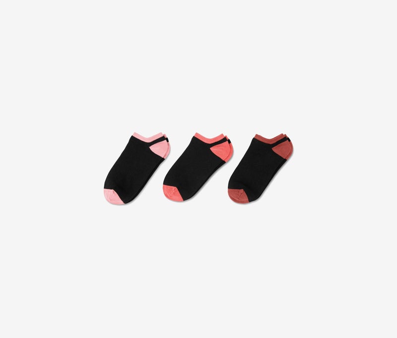 Tchibo Women Sneakers 3 Pairs Socks, Black - Image 2