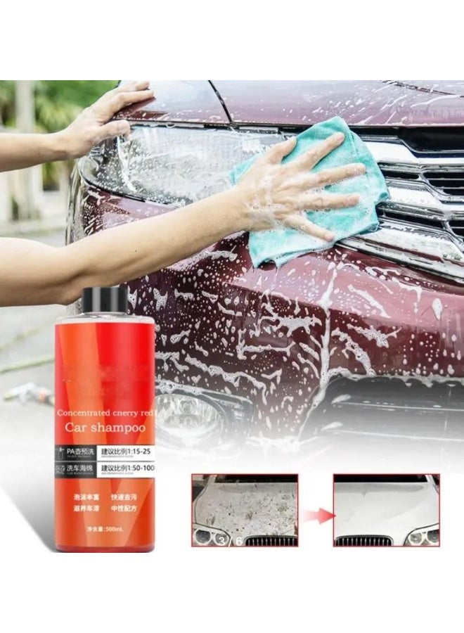 V-Vaxy Car Wax Water Car Wash Liquid 500ML Large-capacity Concentrated Essence Car Wash Liquid Motorcycle Car Foaming Car Wash Liquid Foam Soap Wax Water Car Wash Liquid - Image 3