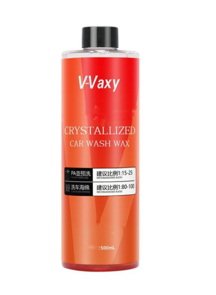 V-Vaxy Car Wax Water Car Wash Liquid 500ML Large-capacity Concentrated Essence Car Wash Liquid Motorcycle Car Foaming Car Wash Liquid Foam Soap Wax Water Car Wash Liquid - Image 5