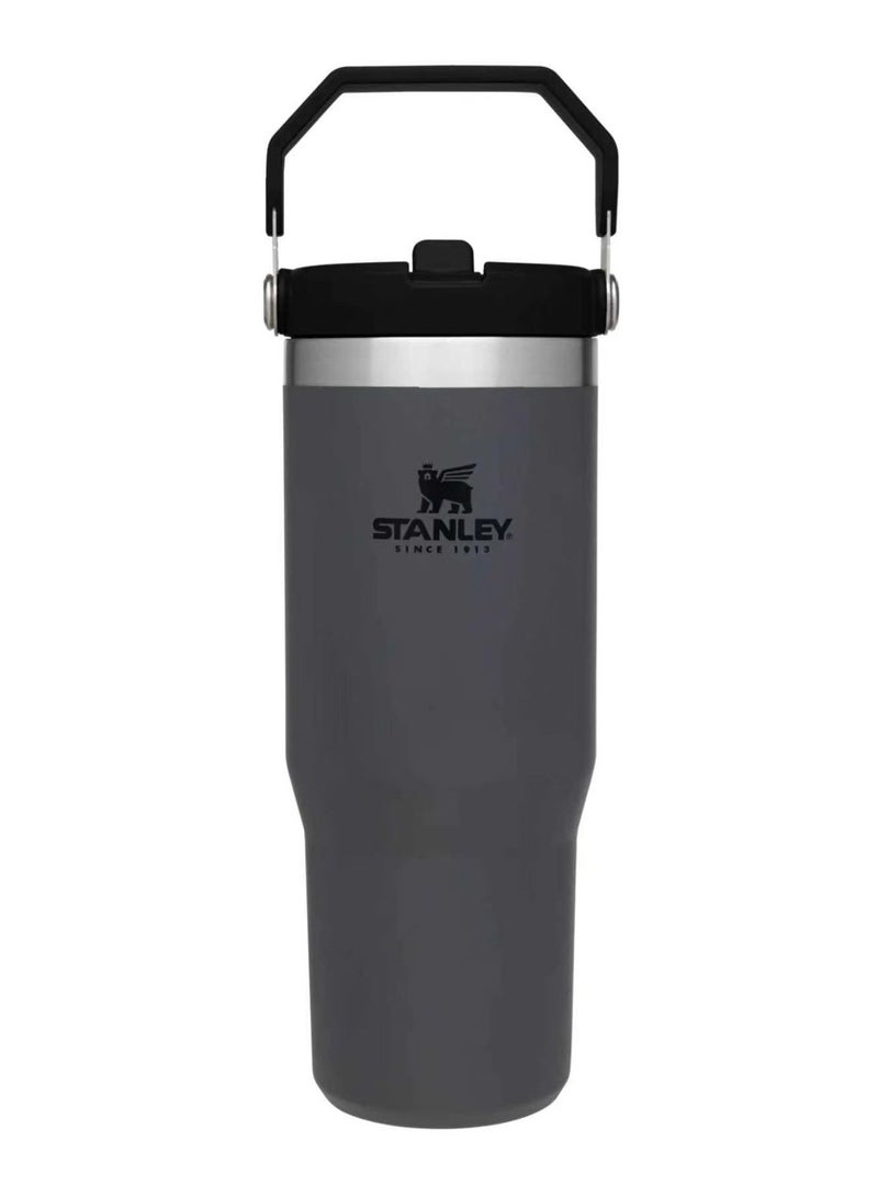 Stanley IceFlow Stainless Steel Tumbler - Vacuum Insulated Water Bottle for Home, Office or Car Reusable Cup with Straw Leak Resistant Flip Cold for 12 Hours or Iced for 2 Days, 30oz - Image 1