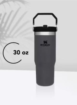 IceFlow Stainless Steel Tumbler - Vacuum Insulated Water Bottle for Home, Office or Car Reusable Cup with Straw Leak Resistant Flip Cold for 12 Hours or Iced for 2 Days, 30oz - view 2