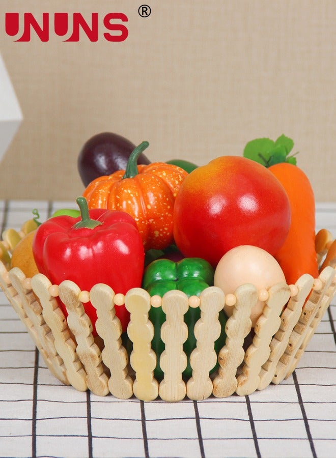 UNUNS 12 Pieces/Set Artificial Vegetables,Simulation Vegetables Decoration Kitchen Home Decor,Realistic Fake Vegetables Decor Set Photo Props - Image 4