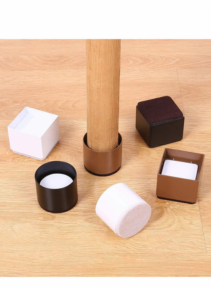 Y&D - Furniture Risers Steel Bed Lifts Height Desk or Sofa Lift  Non Slip Bottom Felt Pad, Heavy Duty Table Riser Protect Floor（Square, 4Pack） - Image 1