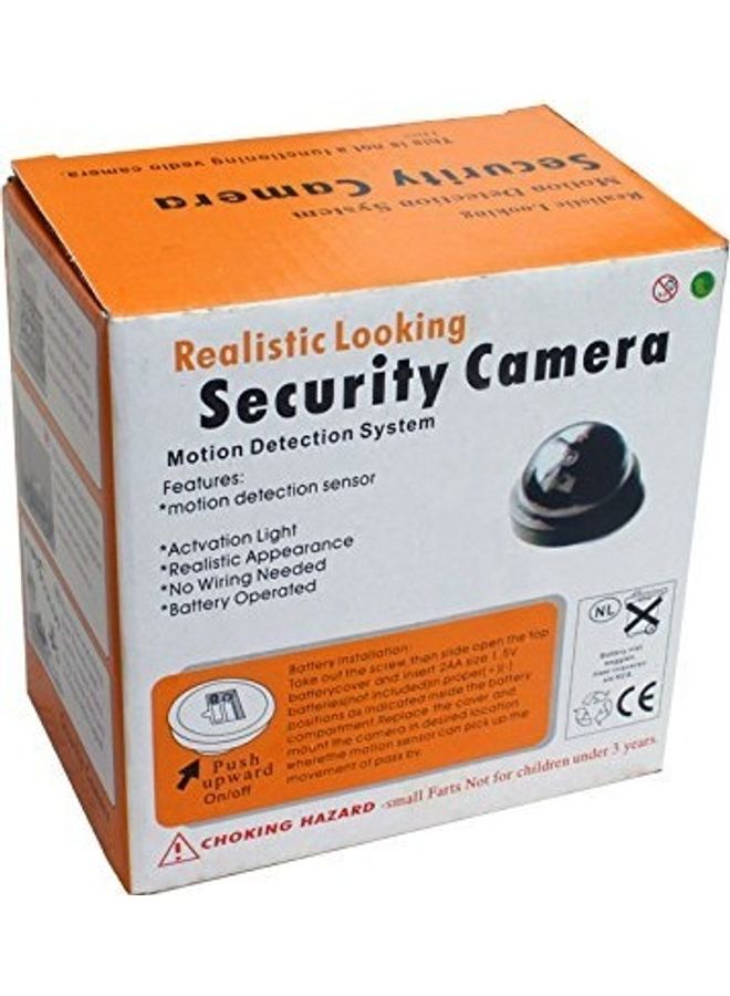 تومفيجن Fake Security Cameras (2 Pack Black) CCTV Dome Dummy Camera with Realistic Look Recording Flashing Red LED Light Indoor and Outdoor Use, for Homes and Business Black - Image 5