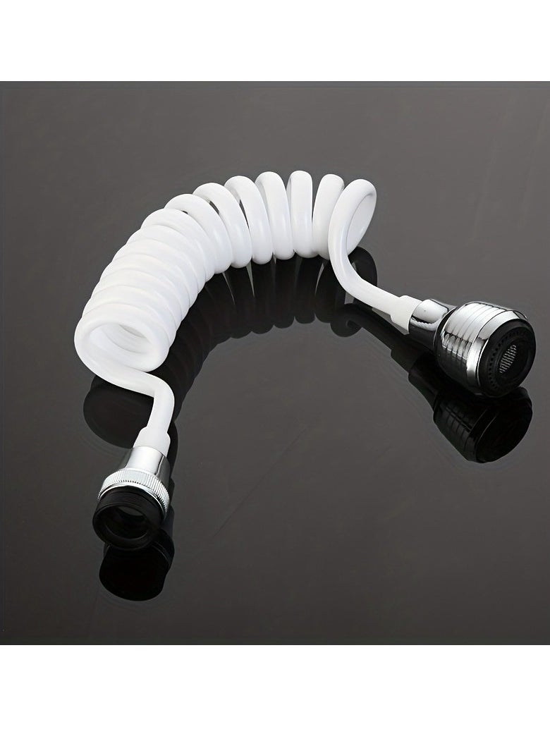 Generic - 1pc Portable Kitchen Faucet Extension Hose with Retractable Bubbler,Sink Faucet Sprayer Attachment Household Kitchen- Extend Your Reach and Streamline Your Sink Experience - Image 1