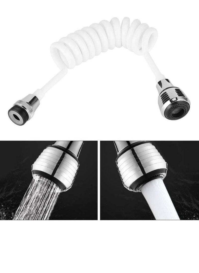 Generic - 1pc Portable Kitchen Faucet Extension Hose with Retractable Bubbler,Sink Faucet Sprayer Attachment Household Kitchen- Extend Your Reach and Streamline Your Sink Experience - Image 1