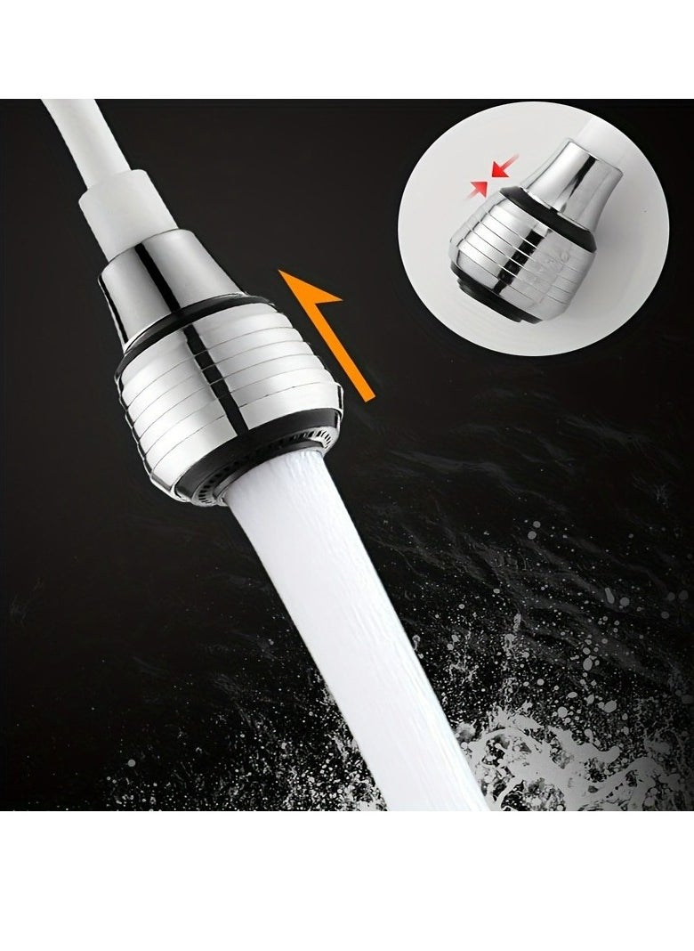 Generic - 1pc Portable Kitchen Faucet Extension Hose with Retractable Bubbler,Sink Faucet Sprayer Attachment Household Kitchen- Extend Your Reach and Streamline Your Sink Experience - Image 1