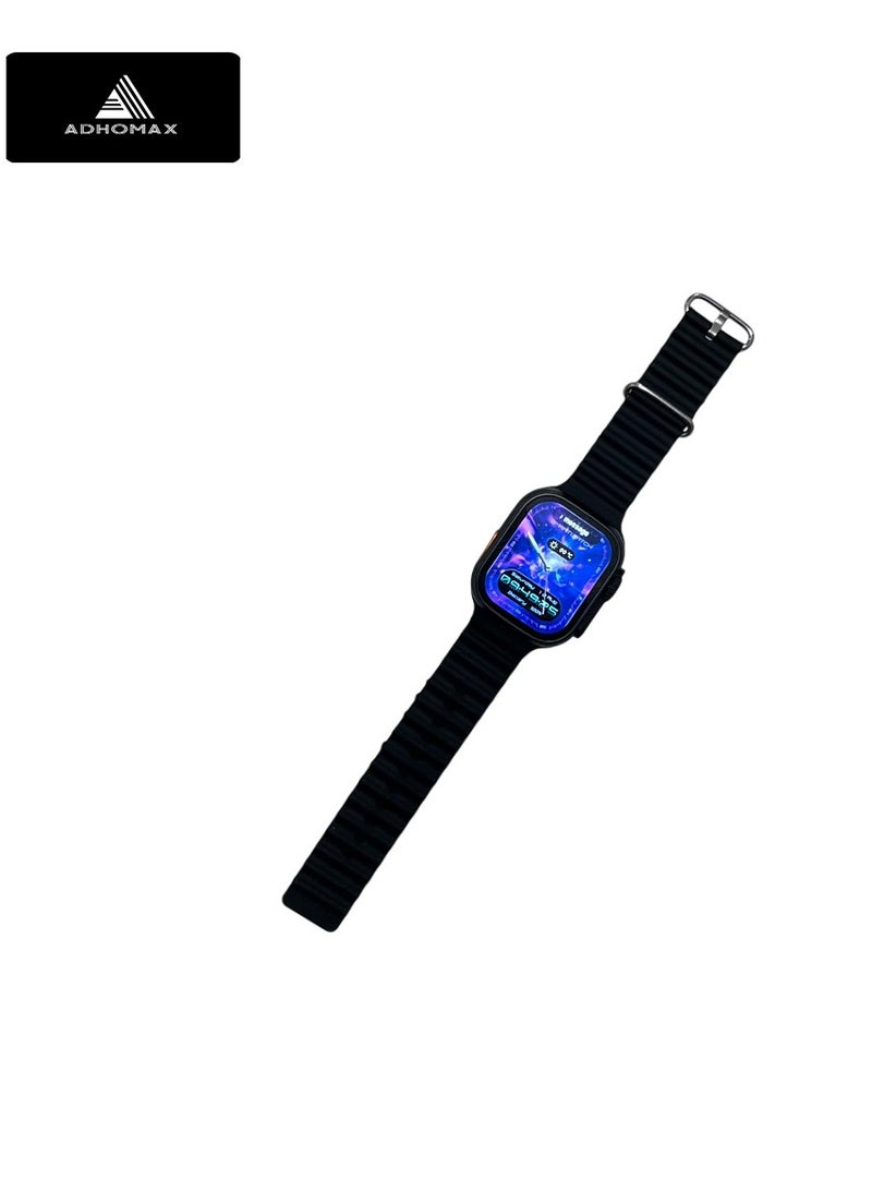 adhomax T1000 Ultra2 smart watch Elegant Design 2.08", NFC, infinite display, Fitness Tracker, Heart Rate, Calls, Wireless Charging, for IOS, android for men and women - Image 2