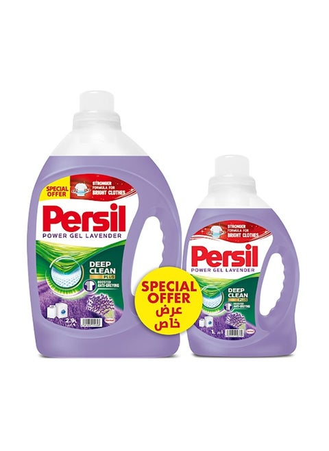 Liquid Laundry Detergent 2.9L And Scent Lavender 1L