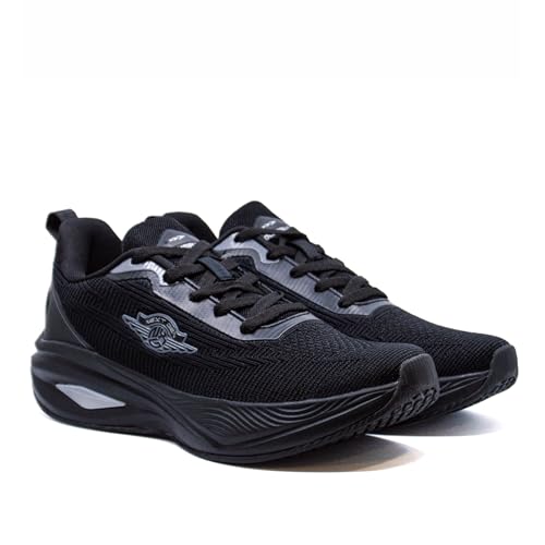 Columbus Union Running Shoes|Walking Shoes| Training & Gym Shoe | Outdoors Shoe for Men Black & D.Gry (08) - Image 1