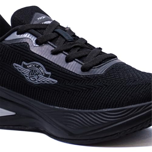 Columbus Union Running Shoes|Walking Shoes| Training & Gym Shoe | Outdoors Shoe for Men Black & D.Gry (08) - Image 4