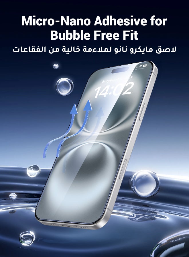 Ugreen Hd Clear Screen Protector For Iphone 15 & 16 2Pcs