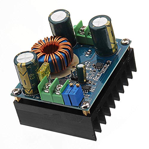 REES52 DC Boost Converter, 600W 12A DC-DC Step Up Converter Board 8-16V 12V 24V to 12-60V 48V Voltage Regulator Booster Module Adjustable Voltage Step Up Power Supply Module - Image 4
