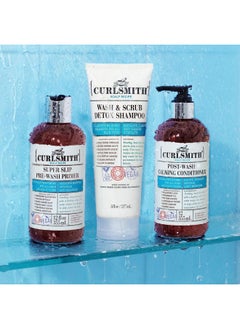 CURLSMITH Curlsmith - Detox Kit - Vegan Microbiome Scalp System for Any Hair Type (2 x 12 fl oz, 1 x 8 fl oz)  - Image 3