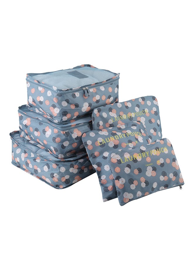6-Piece Travel Toiletry Storage Bag Set Multicolour - Image 1