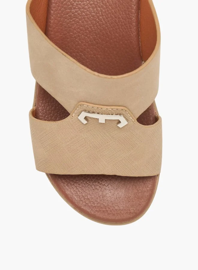 LBL by Shoexpress Boys Textured Slip-On Arabic Sandals