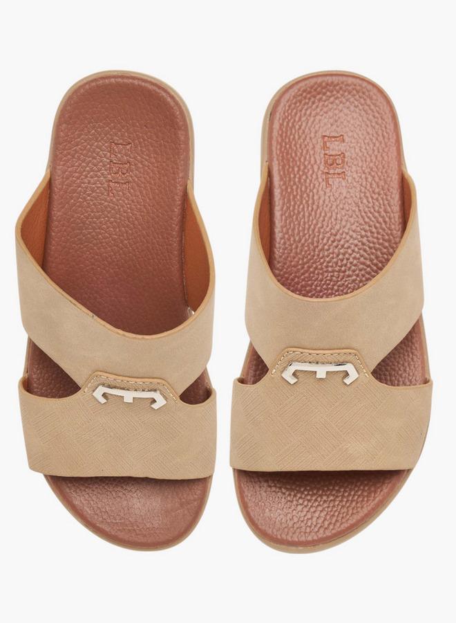 LBL by Shoexpress Boys Textured Slip-On Arabic Sandals Ramadan Collection - Image 2